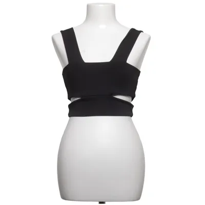 Crop top (Svart) från LeGer by Lena Gercke Elastan, Återvunnen polyester