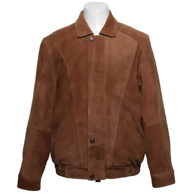 Leather jacket (Brown) from Montana Leather, Polyester