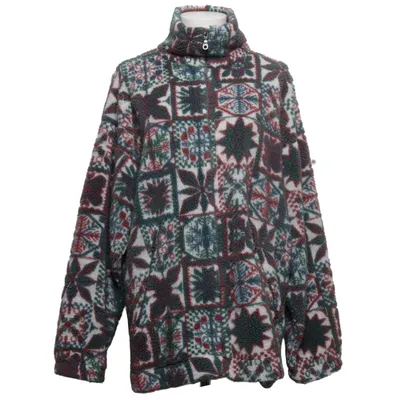 Fleecejacka (Vit, Grön, Brun) från Fischer Akryl, Polyester
