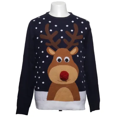 Christmas sweater (Blue, Multicolored) from Merry Christmas Acrylic