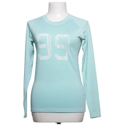 Langærmet t-shirt (Turkis) fra Star Nutrition Elastan, Polyester