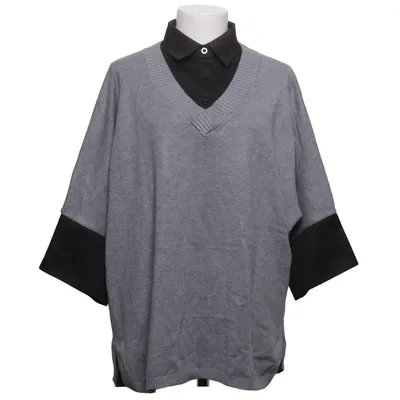 Pull sans manches (Noir, Gris) de Lara Élasthane, Polyamide, Viscose