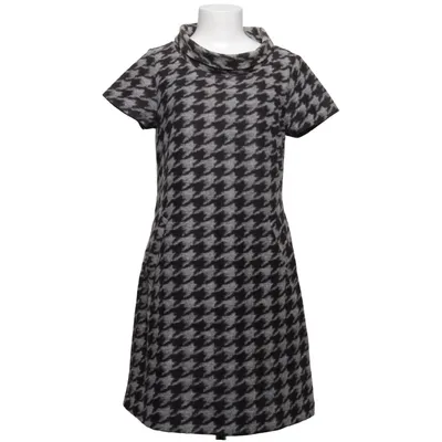 Robe à col roulé (Gris, Blanc) de S.T.I Cachemire, Polyester, Laine