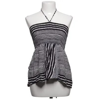 Top (Black, White) from Rayon Viscose