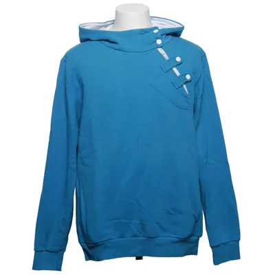 Huvtröja (Blå, Vit) från Ombre Bomull, Polyester