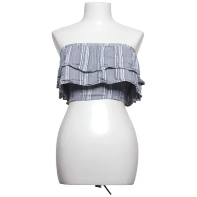 Tube top (Blue, White, Gray) from Hollister Viscose