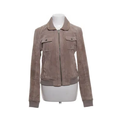 Leather jacket (Brown) from Pimkie Leather