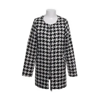 Frakke (Sort, Hvid) fra IVIVI Polyester, Uld
