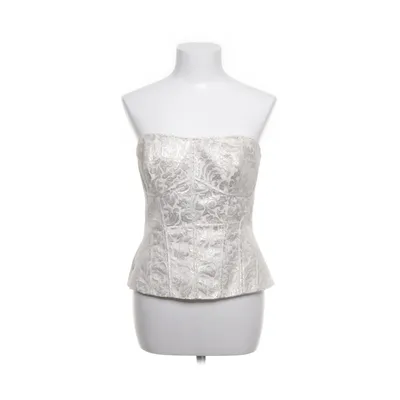 Tubtopp (Beige, Guldfärgad) från White House Black Market Bomull, Metallfiber, Nylon, Polyester