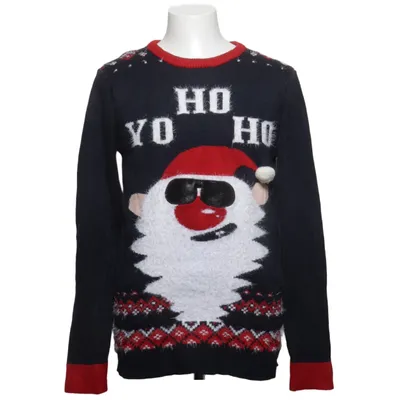 Julesweater (Blå, Rød, Hvid) fra Merry Christmas Akryl