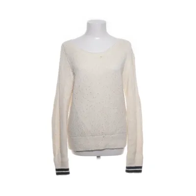 Sweater (White) from Abercrombie & Fitch Acrylic, Cotton