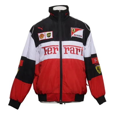 Bomberjakke (Rød, Sort, Hvid) fra Scuderia Ferrari