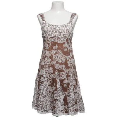 Kleid (Braun, Weiß) von 3 Suisses Baumwolle