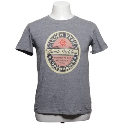 T-shirt (Grå) fra Carlsberg Bomuld, Viscose
