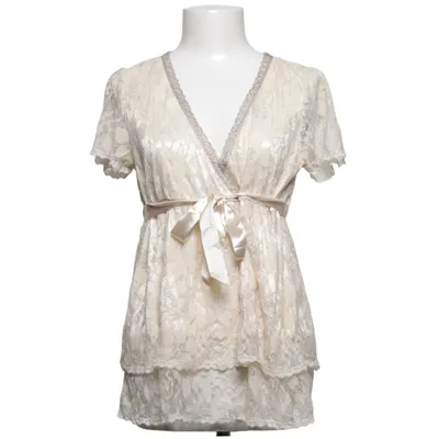 Top (Beige) von Vintage Stories Metallfaser, Polyamid, Polyester