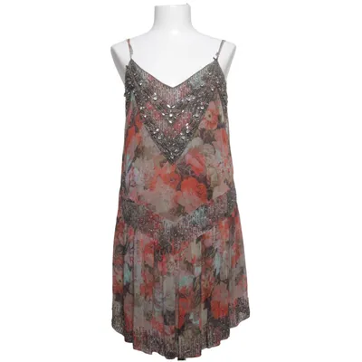 Robe (Orange, Multicolore) de Haute Hippie Soie