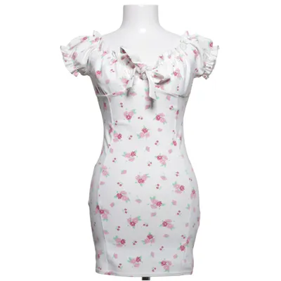 Klänning (Vit, Rosa) från Missguided Elastan, Polyester