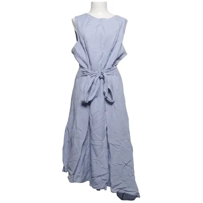 Jurk (Blauw) van M&S Collection Katoen, Linnen, Lyocell