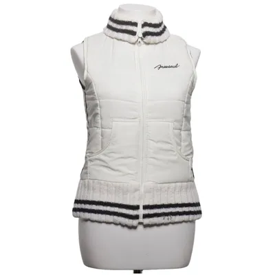Outer vest (White, Black) from Freesoul Acrylic, Polyester, Wool
