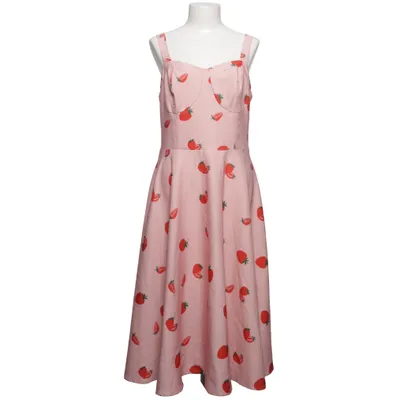 Robe (Rose, Rouge) de Belle Poque Élasthane, Polyester