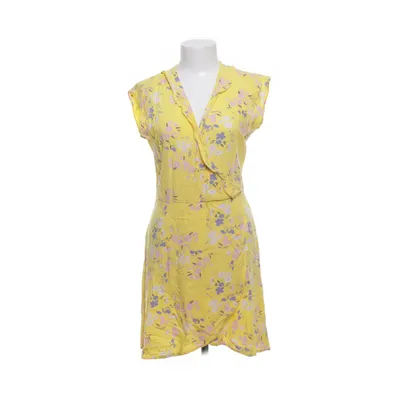 Wrap dress (Yellow, Multicolored) from Blendshe Viscose