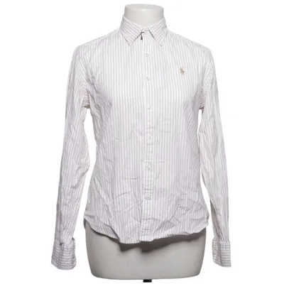 Button down shirt (White, Beige) from Ralph Lauren Sport Cotton