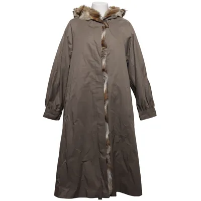 Winter coat (Beige) from Nino Cotton, Polyester