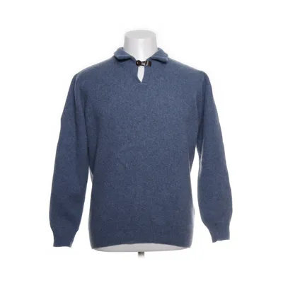 Tröja (Blå) från Dressmann Nylon, Ull