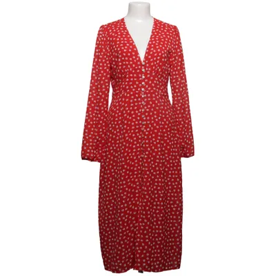 Dress (Red, White) from Adoore Polyester