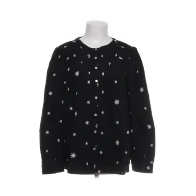 Blus (Svart, Vit) från Indiska Ekologisk bomull, Återvunnen polyester