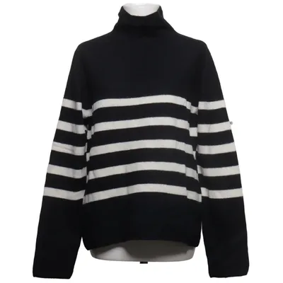Rollkragenpullover (Schwarz, Beige) von Uniqlo Polyamid, Wolle