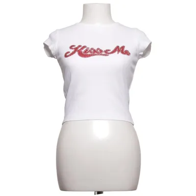 T-shirt (Vit, Röd) från Subdued