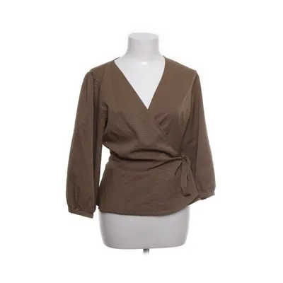 Wikkelblouse (Bruin, Zwart) van Neo Noir Elastaan, Polyester