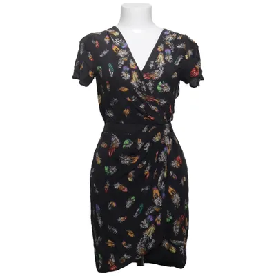 Klänning (Svart, Flerfärgad) från Warehouse Polyester, Silke