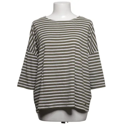 Langærmet t-shirt (Grøn, Hvid) fra Charles Vögele Bomuld, Polyester