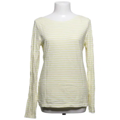 T-shirt à manches longues (Jaune, Blanc) de Marc O'Polo Coton