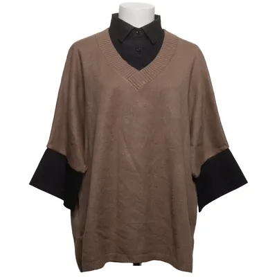 Slipover (Black, Brown) from Lara Elastane, Polyamide, Viscose