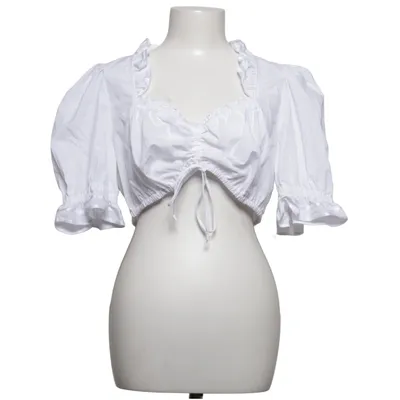 Dirndl blouse (Wit) van Country Line Katoen, Polyester