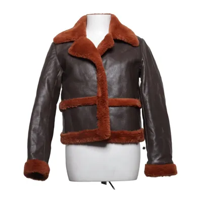 Shearlingjacka (Brun) från Collusion Polyester, Polyuretan