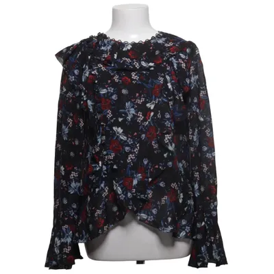 Blouse (Noir, Multicolore) de Erdem x H&M Polyester, Soie
