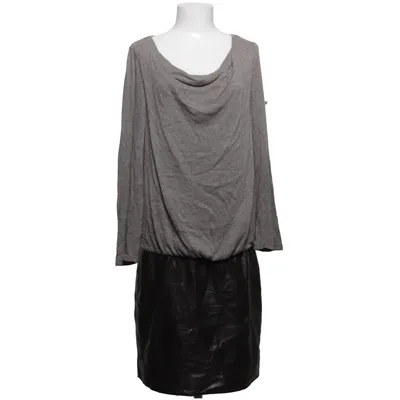 Robe (Marron, Gris) de Barbara Schwarzer Angora, Élasthane, Polyamide, Polyuréthane, Laine