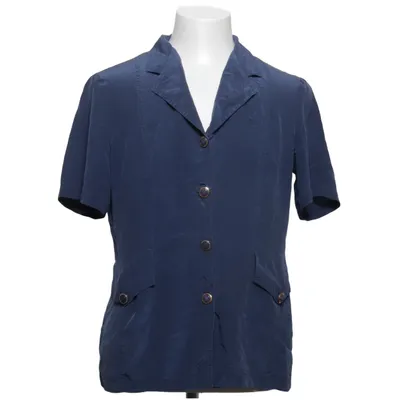 Short sleeve shirt (Blue) from Miss H. Silk