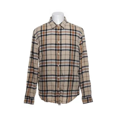 Flannel shirt (Beige, Multicolored) from H&M Man Cotton