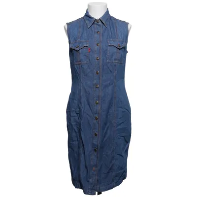 Denim jurk (Blauw) van Savann