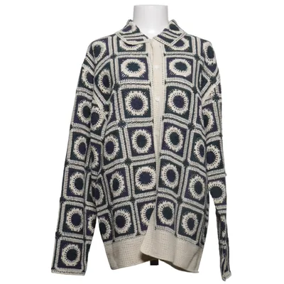 Cardigan (Bleu, Beige) de Woodbird Acrylique, Coton
