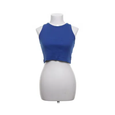 Tanktop (Blauw) van H&M Katoen, Elastaan