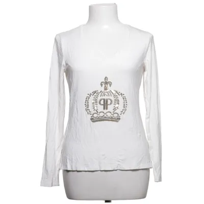 Long sleeve T-shirt (White) from Pompöös Elastane, Viscose
