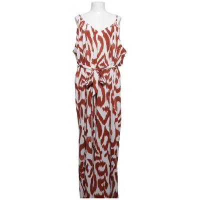 Byxdress (Brun, Vit) från H&M Elastan, Polyester