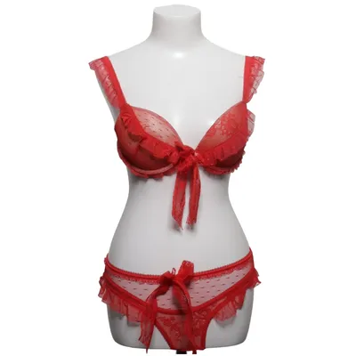 Underwear set (Red) from Soleil Soleil Elastane, Polyamide