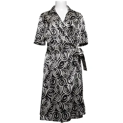 Omlottklänning (Svart, Vit) från Vera Varelli Polyester